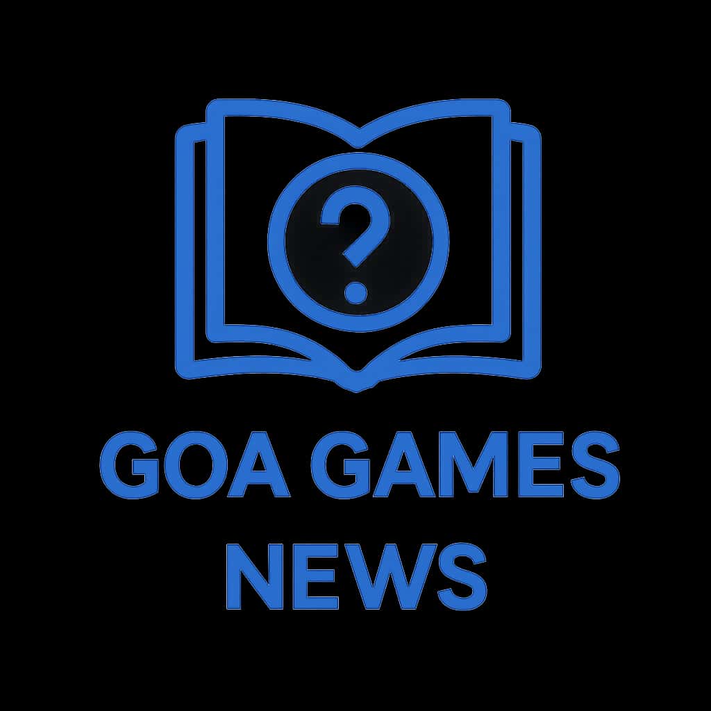 Minimalist icon representing Goa Games News providing updates and support.