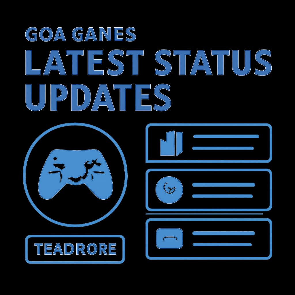 Illustration regarding Goa Games status updates.