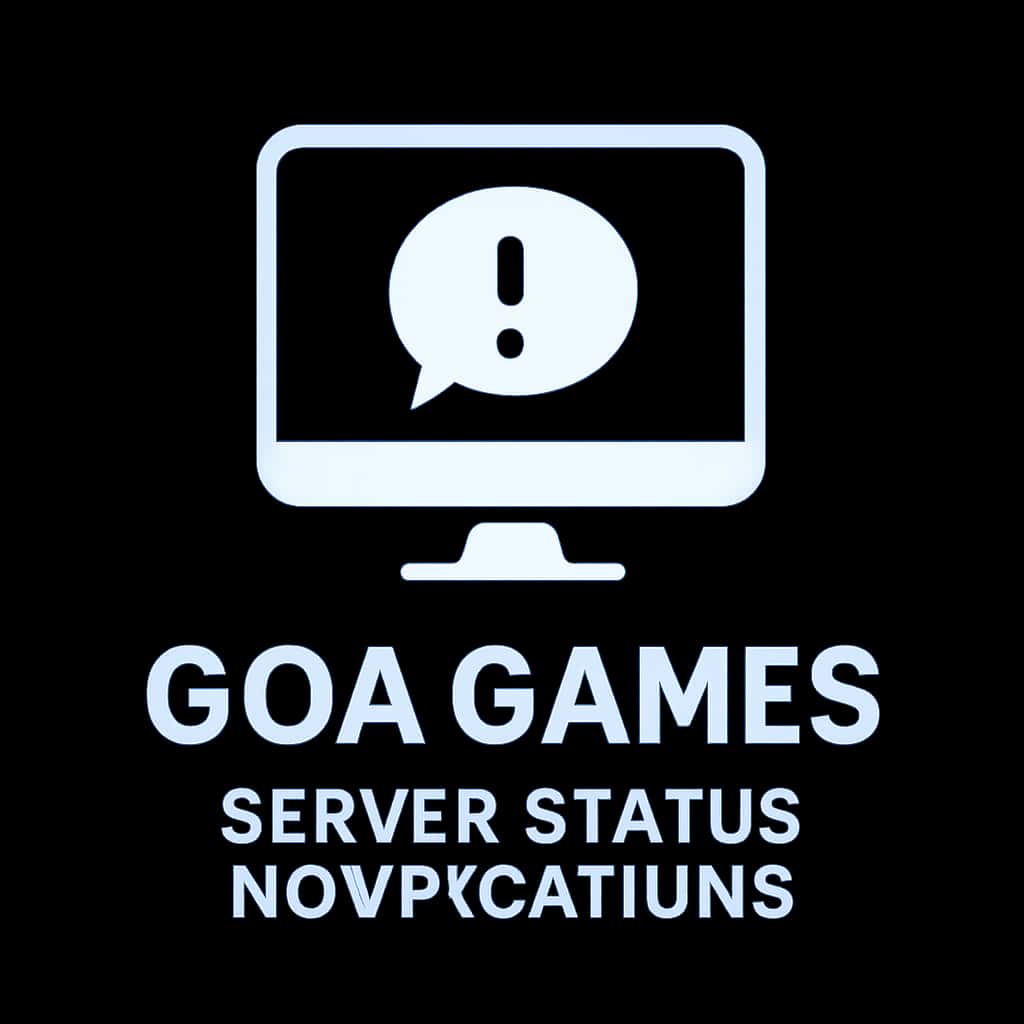 Icon representing Goa Games Server Status Notifications.