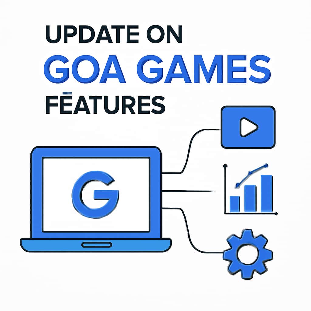 Diagram illustrating Updates on Goa Games Features.